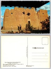 Casa Grande Ruins National Monument AZ Postcard Park Ranger Solstice Hole