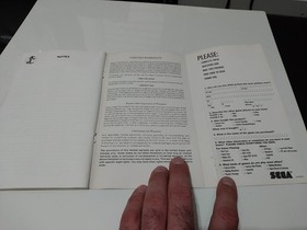 Eternal Champions Challenge From the Dark Side Sega CD Manual Registration Only