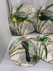 La Corallina Round Cork Assorted Bird Placemats Set Of 6x — photo 2
