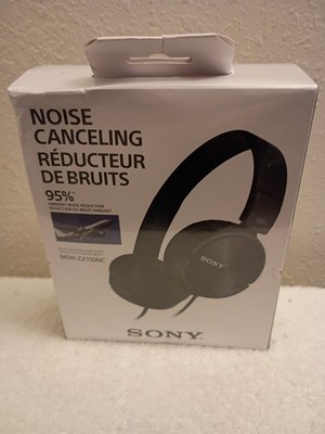 Sony MDR-ZX110NC Black Noise-Cancelling Bluetooth.  Sealed.
