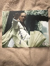 Jet Li Signed 8 X 10 Sorcerer And The White Snake Beckett Coa Legend