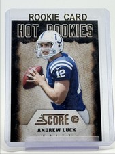 ANDREW LUCK 2012 SCORE HOT ROOKIES FOOTBALL COLTS #1 RC