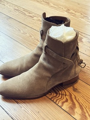 Saint Laurent  Blake  Jodhpur Suede Soho In  New Sigaro  Beige YSL 44
