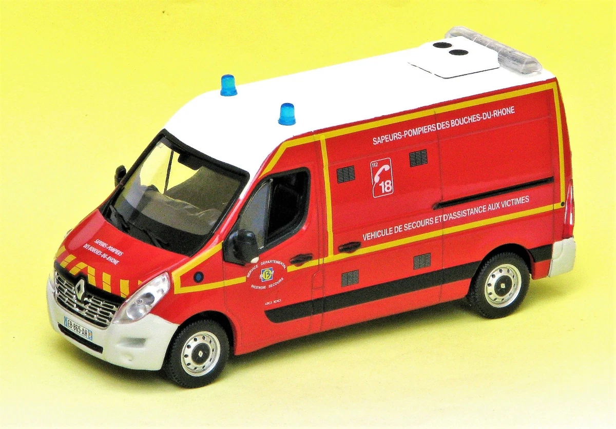 RENAULT MASTER VTU SAPEURS POMPIERS 1/43 ELIGOR
