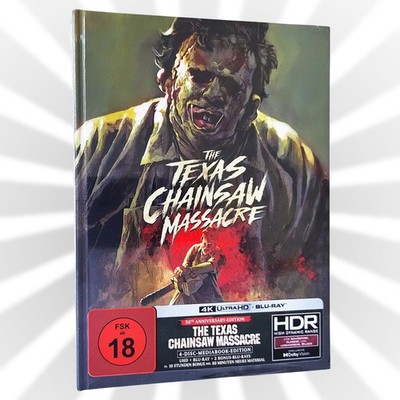 The Texas Chainsaw Massacre - Mediabook A - 4K Ultra HD + Blu Ray - NEU  +OVP
