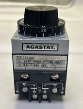 AGASTAT,7012AE,TIME DELAY RELAY 20-200 SECONDS 120V COIL