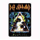 Hysteria Band Vintage Classic Rock Tin Metal Signs Home Décor 8x12