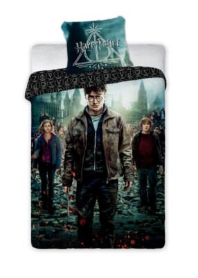 Harry Potter Reversible Bedding 160X200 70X80 Cm New