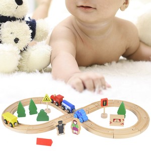 viga wooden train set