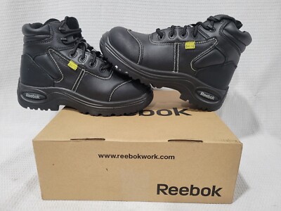 Reebok mens trainex composite safety toe black size 5.5 medium