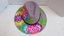 Beautiful Hand Painted Hat By an Artistic Friend of Mine In Mexico. Size M.