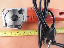 70mm ROTARY BLADE ELECTRIC CLOTH CUTTER FABRIC CUTTING MACHINE 110V 170W TAIWAN