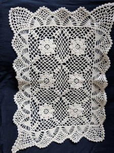 Crochet Doilies Place Mats 3 sets of 2 - 100% Cotton New
