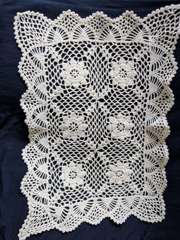 Crochet Doilies Place Mats 3 sets of 2 - 100% Cotton New