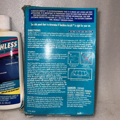 Blue Coral Touchless RARE Instant Restoration Coating NEW NO BOX Included - Picture 3 of 6