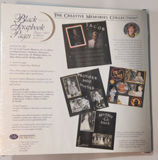 Creative Memories 12 X 12 Black Scrapbook Pages NOS Old Style 2000