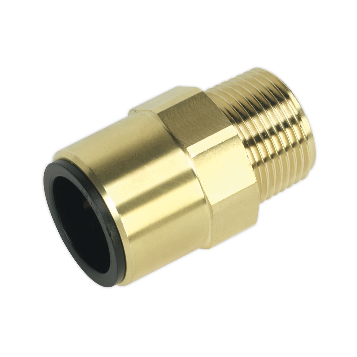 Sealey Straight Adaptor 22mmx3/4""BSPT Brass (Speedfit - MM012206N) CAS22BSA