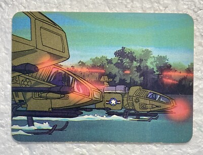 GI Joe - 1986 Hasbro Series 1 Sky Hawk Action - Zartan - Card #77