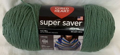 Red Heart Super Spargarn Light Sage 1 Knäuel 364 Yards - Bild 1 von 8