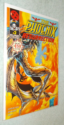 RUNE # 2 G/VG ULTRAVERSE MALIBU COMICS 1995 PHOENIX RESURRECTION CHAPTER 6 FLIP