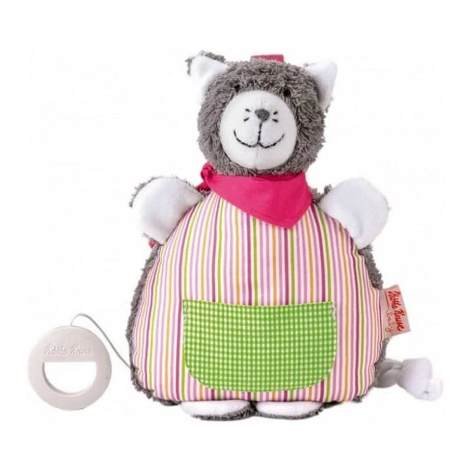 Käthe Kruse Spieluhr Im Garten Katze spielt Sandmann 87410 24 cm