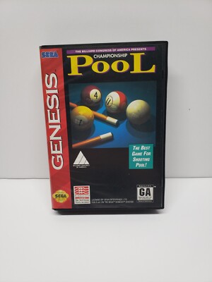 Championship Pool Sega Genesis Video Game (CASE ONLY)