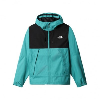 The North Face Men’s Mountain Q Rain Jacket Porcelain Green RRP £135  UK