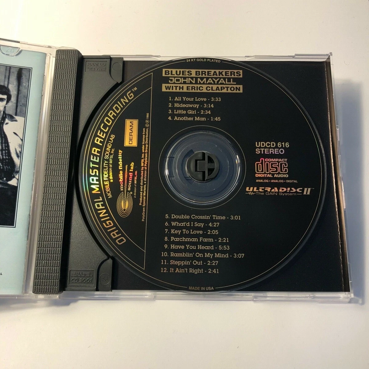 Blue Breakers with Eric Clapton by John Mayall - 24k Gold CD, Ultradisc | eBay
