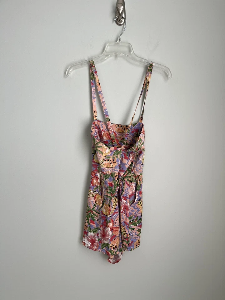 Mameluco floral púrpura LF The Brand nuevo con etiquetas para mujer talla mediana Foto 3 de 4