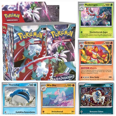 Pokemon Paradox Rift PAR DE Single Cards No Holo NM in Sleeve