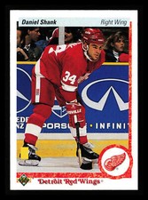 Daniel Shank 1990-91 Upper Deck Hockey NHL #99a Detroit Red Wings