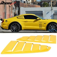 Fits 15-23 Ford Mustang OE Style Quarter Window Louver #H3 Yellow