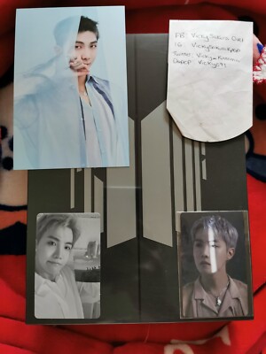BTS Proof Standard Album & J-Hope Japan Fanclub Hologram Photocard RM Postcard
