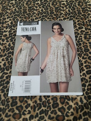 VOGUE Sewing Pattern V1229 VENA CAVA MISSES DRESS Size:14-20  Un-Cut (1423