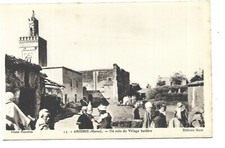 MAROC  AMISMIZ  UN COIN DU VILLAGE BERBERE