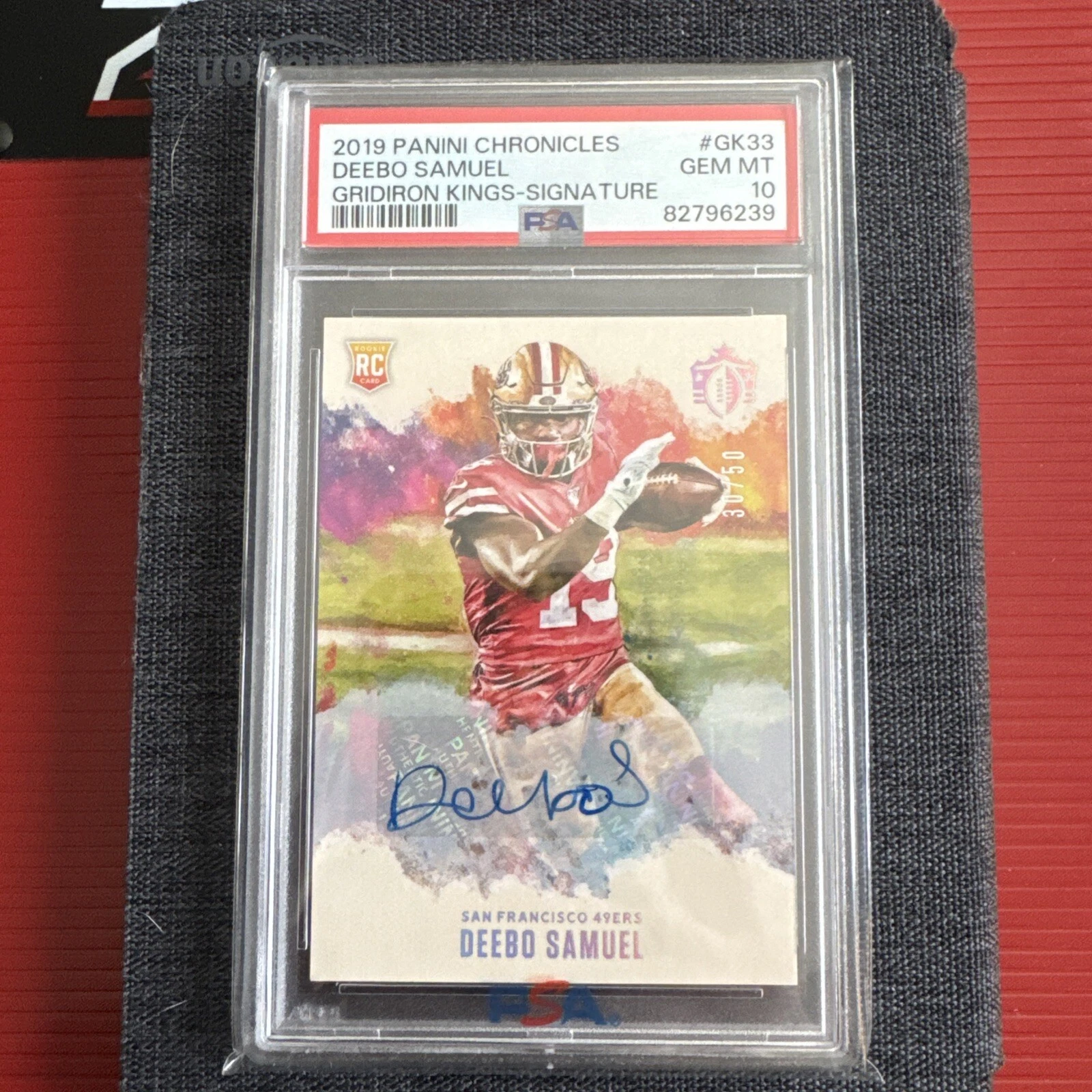 Deebo Samuel Panini Chronicles Gridiron Kings #GK33 Signature