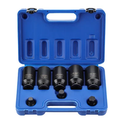 GEARZAAR 30-36mm Vielzahn Nuss 1/2" Schlagschrauber Steckschlüssel Antriebswellen 12-kant