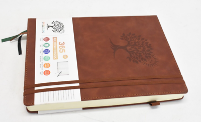 Carnet B5 Ligné Mlife – 360 Pages Papier 100g/m², Couverture Simili Cuir (Neuf)