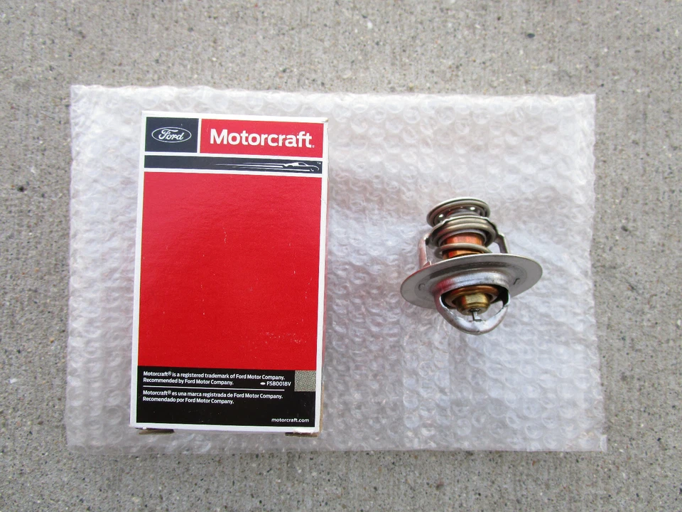 TERMOSTATO REFRIGERANTE MOTOR FORD LINCOLN 7L3Z-8575-D MOTORCRAFT RT-1234 OEM NUEVO Foto 4 de 4