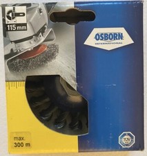 OSBORN Kegelbürste, Stahldraht, M 14, 100 mm, gezopft, NEU, OVP
