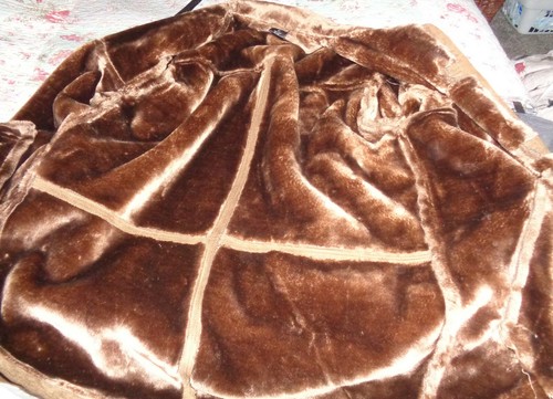 New W/O Tags Mens XL Tall Impermeable Weatherproof Insulated Faux Fur Coat Brown - Picture 7 of 7