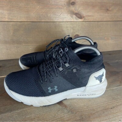 under armour project rock womens size 7 shoes black gym lifting sneakers
