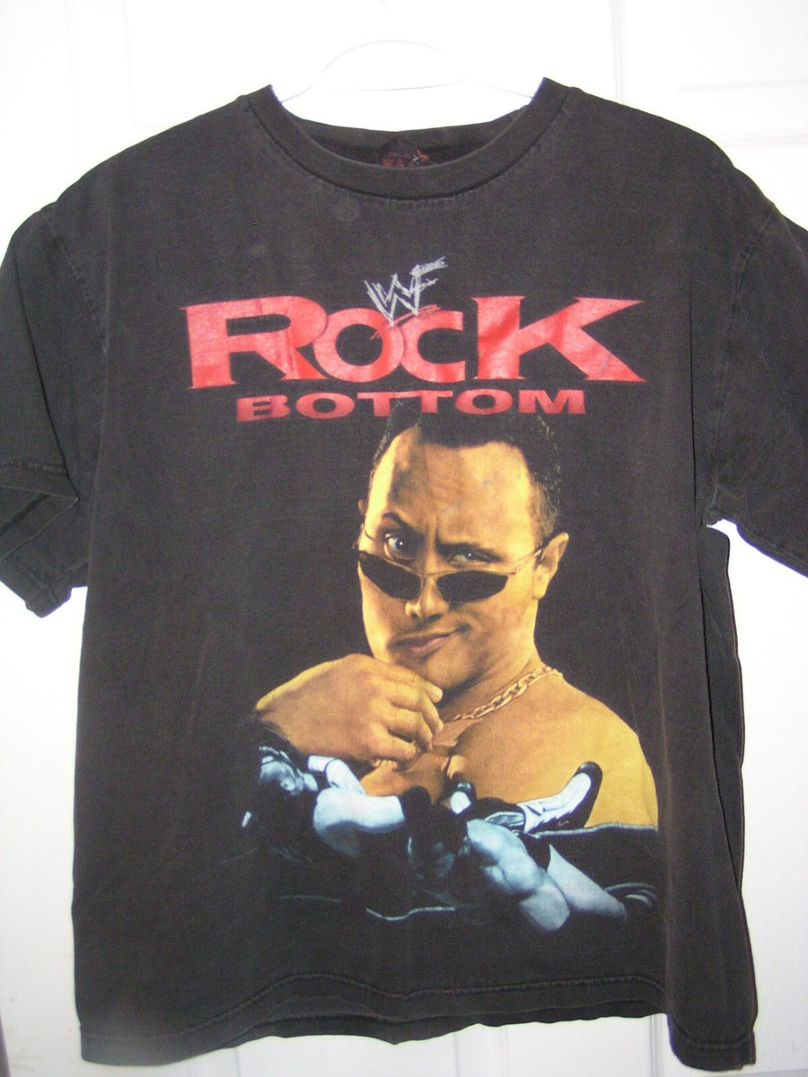 WWE WWF The ROCK ロック Tシャツ ビンテージ T Shirts VINTAGE WWE WWF THE ROCK TEE SHIRT 2000 SIZE XL – Vintage
