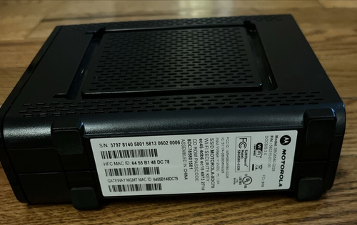 Motorola SBG6580 Wireless Cable Modem Router Internet WiFi Comcast No PowerSuppy - Picture 24 of 24