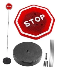 Garage Parking Aid,Garage Stopper for Parking Car,LED Flashing Stop Sign,Car 