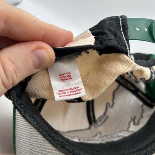 CAPPELLO BERRETTO SNAPBACK NEW YORK JETS NFL MITCHELL &NESS RARO VINTAGE LOGO 3 TONI - Foto 6 di 8