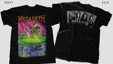 MEGADETH   Countdown to Extinction   Classic American Metal T-Shirt