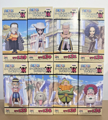 ONE PIECE WCF World Collectable Vol.16 Lot of 8 Figures BANPRESTO