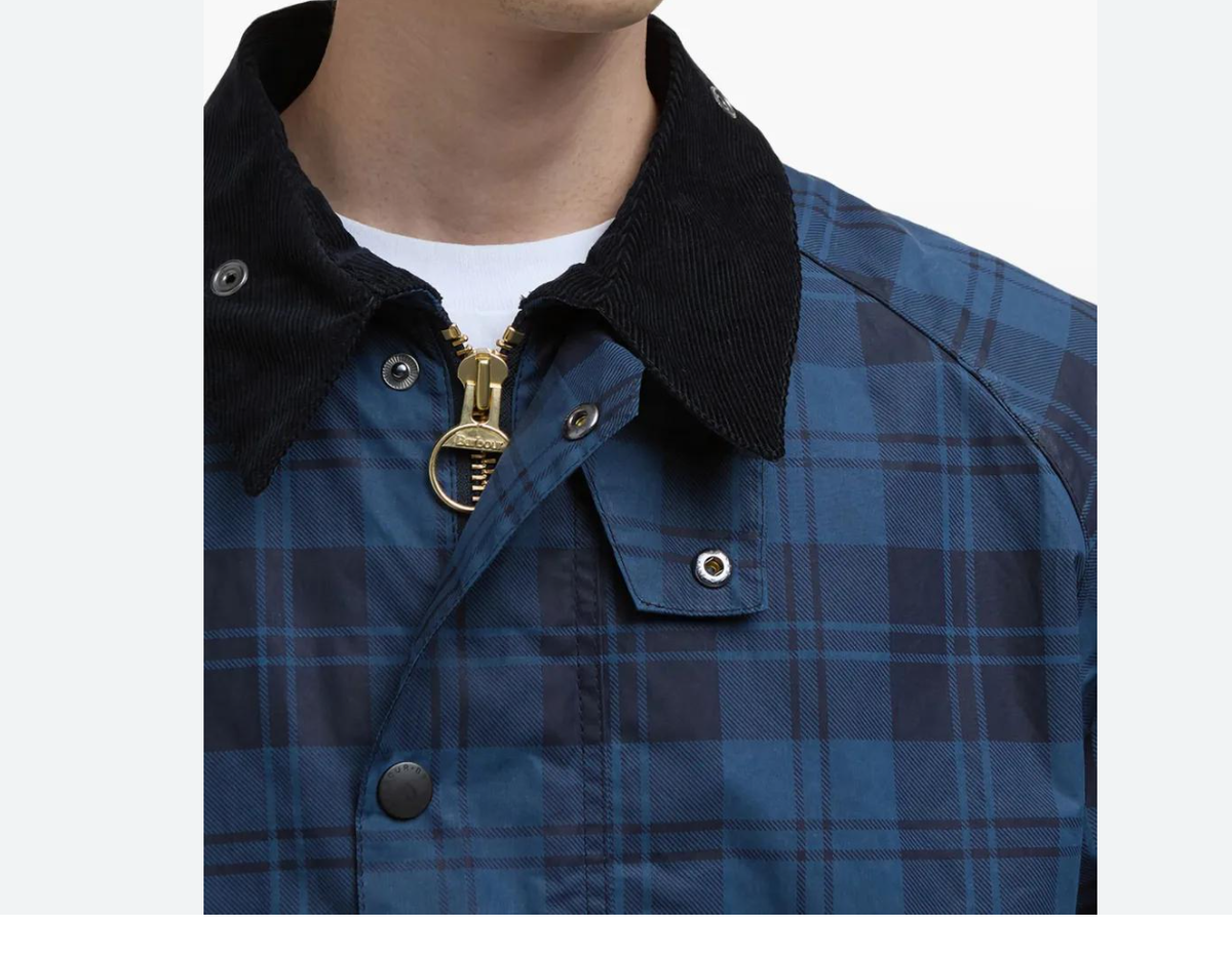 Rare Find ~ Barbour TRANSPORT PLAID CHECK Cotton Casual Jacket