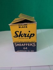Bottiglia vuota vintage Skrip by Sheaffer con scatola originale